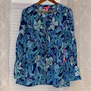 NWT LILLY PULITZER MARITZA TOP SZ LARGE